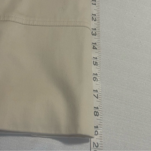 Worthington Woman Stretch 14W Cream Blazer Jacket 3/4 sleeves buckle in back - Picture 12 of 13